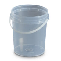 1.2 Litre Plastic Pail Clear for 1.5kg of Honey