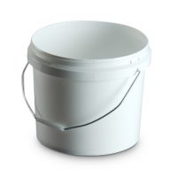 10 Litre XlerPail ™ white with wire handle