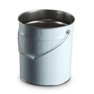 5 L Ltr Litre Metal Tinplate Bucket Pail for Solvent Based Products Paint Adhesi 