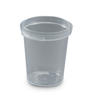 200mL Round Container - clear