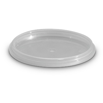 200mL Round Lid - clear
