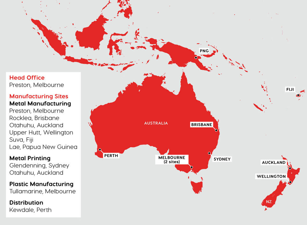 Map of NCI Site Locations